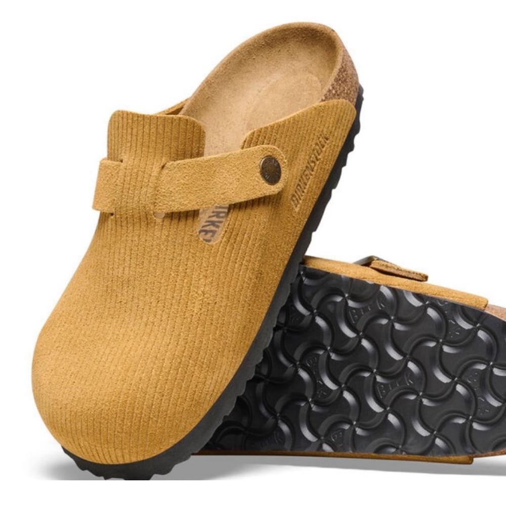 Birkenstock Clogs Suede Embossed